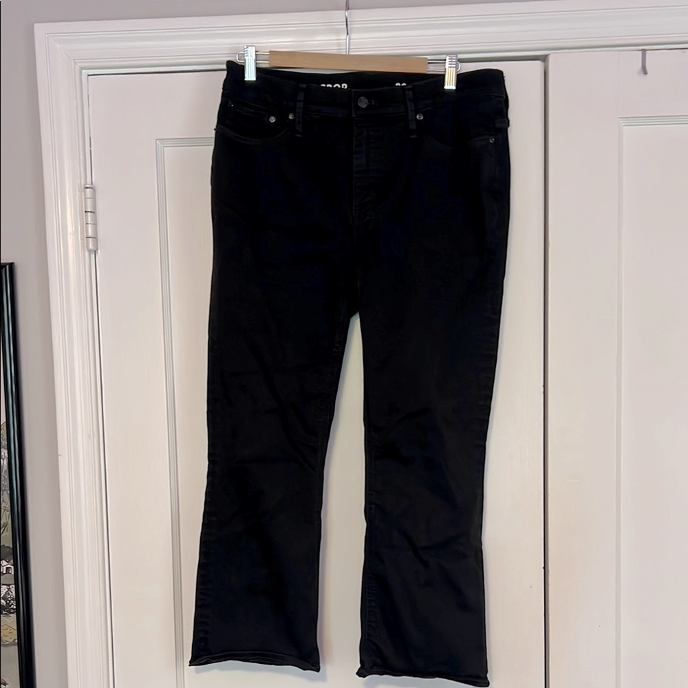 J.Crew Demi Bootcut Crop Jeans in Black